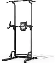 Sportsroyals Pull up Bar Multi-Function Power Tower Dip Station Core Training Fitness Equipment 400LBS