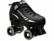 Epic Black Galaxy Kids Indoor / Outdoor Quad Roller Speed Skates