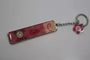 UTOP Initial C cutie SMIRK KEYCHAIN KEYRING key chain ring charm Ganz