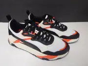 Puma Trinity Lace Up Mens Black, Orange, White Sneakers Casual Shoes 38928936