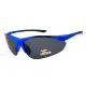 【SUNS】運動太陽眼鏡 頂規強化偏光鏡片 僅20g輕量藍框 S713 抗UV400(採用PC防爆鏡片/防眩光/防撞擊)