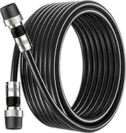 BlueRigger RG6 Coaxial Cable, 22.8M (Weatherproof Rubber Boot, Direct Burial, in-Wall CL3 Rated, 75 Ohm, Indoor Outdoor) - Digital Coax Cord for HDTV, CATV, TV Antenna, Satellite, Broadband Internet