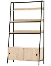 Artiss Bookshelf 5 Tier Cube Cabinet MIRA Oak