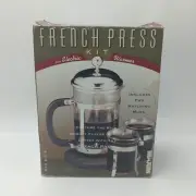 Maxim KF2 Kit S French Press Kit w/ Electric Warmer Coffee Tea 4 Cups / 32oz