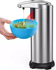 Automatic Soap Dispenser Touchless, Liquid Hand Soap Dispenser with 3 Levels Adj