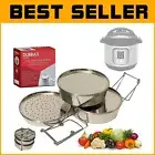 Dishwasher Safe 3-Tier Instant Pot Insert Pans with Trivet for Efficient Cooking