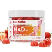 BAKAKOUL NAD Gummies NAD Supplement - Liposomal Nicotinamide Riboside Resvera...