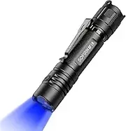 365nm UV Torch Black Light, Sofirn SF16 Rechargeable Powerful LED Blacklight Flashlight for Detecting Pet Dog Urine, Unveil Invisible Stains, High Definition Pure Ultraviolet