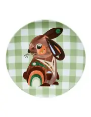 [Maxwell & Williams] Pete Cromer Barn Friends Bunny Plate 20cm in Green