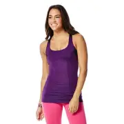 Zumba Break Beat Built-In Bra Tank - Purple NWT - Size XS