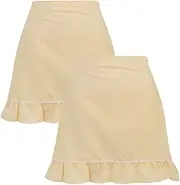 [Paradise] Girls School Gingham Skirt Elasticated Back Summer School Uniform 5-16 Years New