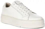 New Vagabond Judy Lace Up Chunky Sole Platform Womens Sneakers White Size US 6 M