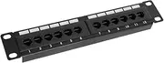 Patch Panel, UTP 12 Port Patch Panel CAT6 RJ45 Cable Management Rack Ethernet Patch Panel Network Patch Panel Without Bracket