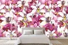 3D Floral Seamless Wallpaper Wall Mural Removable Self-adhesive 642