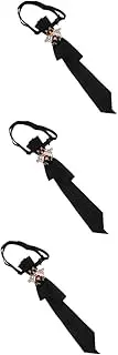 [DEARMAMY] Required Pre-tied Bow Tie Ribbon Neck Tie Wedding Party Pre Tied Neck Tie Honeybee Rhinestone Bee Shirts Necktie Big Bow Tie Ribbon Ties Party Necktie Iron