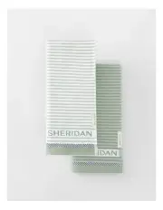 [Sheridan] Vita Logo Tea Towel Set in Sage