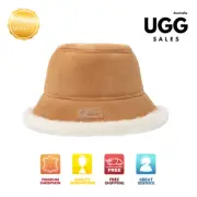 DK® UGG Women Men Australian Genuine Sheepskin Wool Bucket Hat Cozy UGG Hats