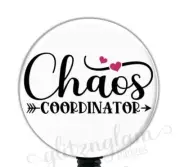 Chaos Coordinator Retractable Badge Holder, Nurse Retractable Badge Clip GG5809