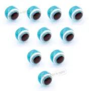 DIY lot 10 Sky LUCKY Evil Eye Kabbalah Beads Jewelry Making Craft Kits warps