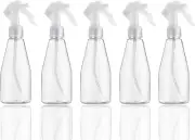 5Packs Clear Spray Bottle for Hair, Plant Mister Spray Bottle, Empty Small 200ML