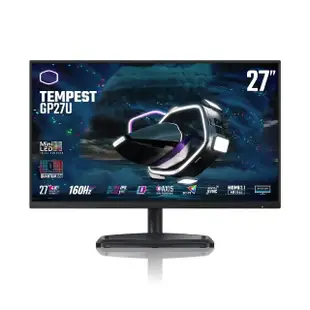 【CoolerMaster酷碼】GP27U 27型 IPS 4K 160Hz 電競螢幕(HDMI2.1/G-Sync/Mini LED /量子點)