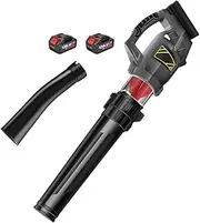 ASSYA Portable Cordless Leaf Blower, High-Power Industrial Blower, Equipped with Dual Batteries, Suitable for Dust Removal, Snow Removal, and Yard Care