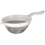Avanti 19cm SS Strainer/Drainer w/ Plastic Frame/Handle Cooking Utensil White