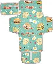 Reusable Changing pad Baby with Tissue Pocket Diaper Changing pad Portable for Moms, Dads