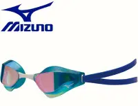 在飛比找Yahoo!奇摩拍賣優惠-美津濃MIZUNO有競賽鏡面泳鏡