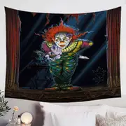 Cool Art Scary Surprise Clown Tapestry
