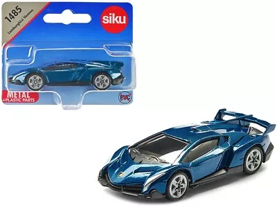 Siku Lamborghini Veneno Blue Metallic Diecast Model Car 1485