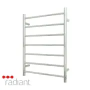 Radiant RTR01 Round Heated Round Ladder - 600 x 800mm - Mirror Polished