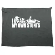 Go Kart Do All My Own Stunts - Funny Novelty Soft Sport Microfiber Towel
