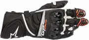 Alpinestars GP Plus R V2 Motorcycle Gloves, black-white, Size XL for Men Black White