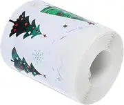 Operitacx 1 Roll Christmas Tree Border Stickers of Pine Trees Trim for Classroom and Blackboard Decoration Easy to Install Plate for Winter Holiday Decor