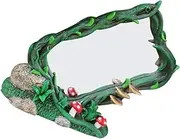 Creative Vintage Resin Vine Mirror Unique Decorative Desk Mirror for Living Bedroom and Vanity Table Nature Decor Accent