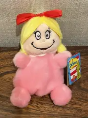 Aurora Cindy Lou Who Dr. Seuss Grinch Plush Palm Pals Stuffed Doll Toy 5" Small