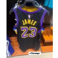 在飛比找蝦皮購物優惠-Threeg💫NIKE NBA JAMES 湖人隊 籃球衣 
