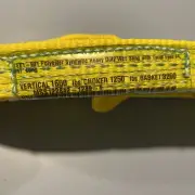 Mazzella EE1-901 Polyester Web Sling, Eye-and-Eye, Yellow, 1 Ply, 17’x1”