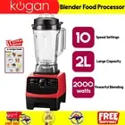 Vitablast Smoothie Blender 2L Commercial Countertop Blender Jug 10-Speed Shakes