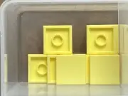 LEGO Parts - Bright Light Yellow Tile 2 x 2 with Groove - No 3068b - QTY 10
