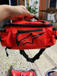 在飛比找Yahoo!奇摩拍賣優惠-日本正品alpinestars a星橙色腰包人氣款正品腰包