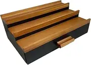 Perfume Organizer | 3 Tier Perfume Stand Shelf with Drawer | Bathroom Organizers and Storage for Beard, Shaving Lotion, Watches, Sunglasses