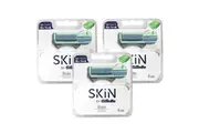 12pc Skin By Gillette Exfoliating Blade with Aloe Vera Refill Cartridges
