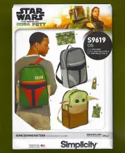 NEW Star Wars Backpacks Home Sewing Pattern and Pencil Pouch~Simplicity 9619