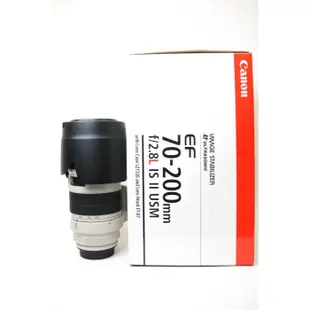 【台南橙市3C】Canon EF 70-200mm f2.8 L IS II USM 小白2 望遠鏡 公司 83479