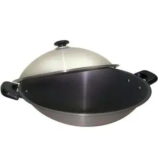 【西華】40cm 超硬陽極炒鍋-雙耳/單柄 炒菜鍋 炒鍋 煎鍋 煎蛋鍋