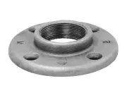 Anvil 8700164000 Black Malleable Iron 100 PSI Floor Flange 1-1/4 Dia. in. FPT