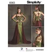 Simplicity Sewing Pattern 8363 Misses Ladies Fantasy Ranger Costume Size 14-22