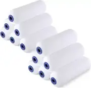 12-Pack Foam Paint Roller 4 Inch, Small Paint Roller Kit, Mini Paint Ro